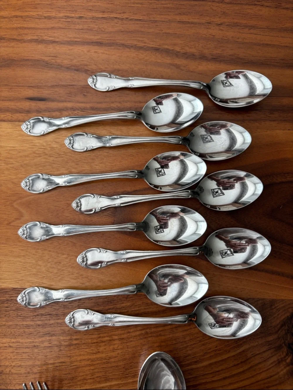 Gorham Musette Stainless Gorhamcraft Glossy Silverware Flatware Set 22 Piece